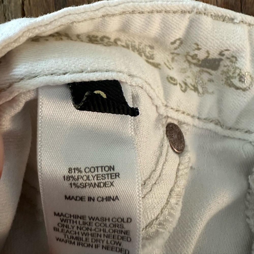 Express  Low Rise Jean Leggings White - Picture 8 of 8